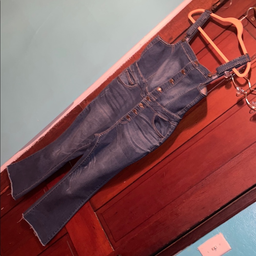 Wax Jean Basic Denim jumpsuit or overalls size 1xlarge